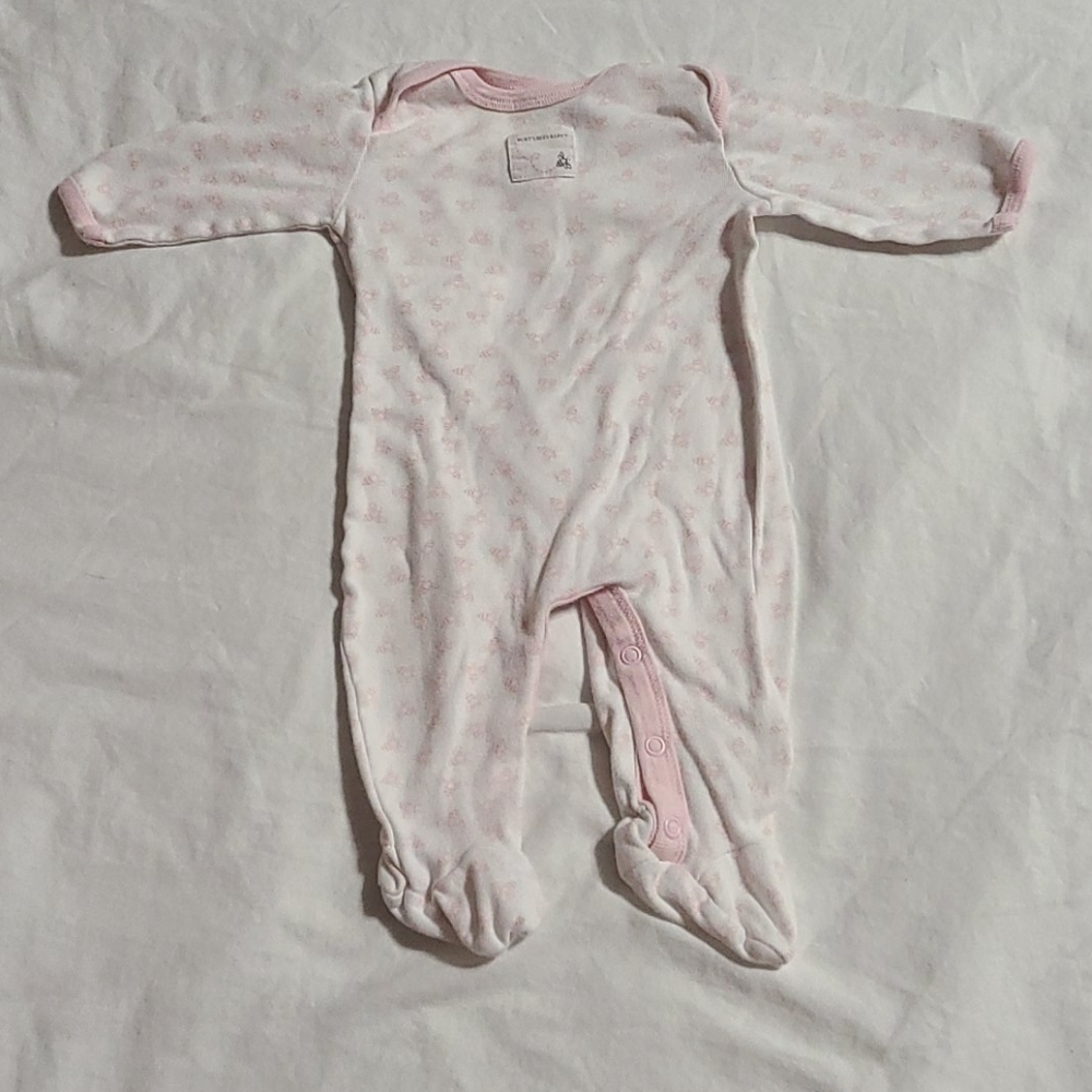 Burt's Bees Baby Footies, 0-3 mos